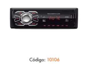 RÁDIO AUTOMOTIVO MP3 COM PORTA USB/SD/BLUETOOTH