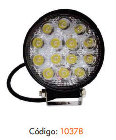 FAROL DE MILHA REDONDO 14 LEDS