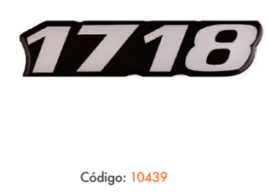 EMBLEMA 1718 RESINADO