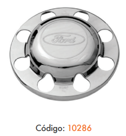 SOBRETAMPA DO CUBO DE TRAÇÃO FORD PESADO / SEMIPESADO CROMADA