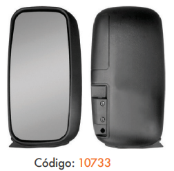 ESPELHO RETROVISOR SEM DESEMBAÇADOR CONVEXO LD / LE BIFOCAL VOLVO FH / FM / NH ATÉ 2009