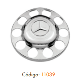 SOBRETAMPA DO CUBO DA TRAÇÃO MB ACTROS AXOR CROMADA (SEM REDUÇÃO)