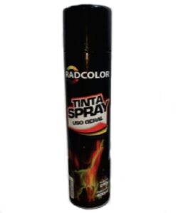 TINTA SPRAY PRETO BRILHANTE 400ml