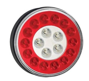 LANTERNA 19 LEDS BIVOLT  (LUZ RÉ / FREIO / POSIÇÃO)